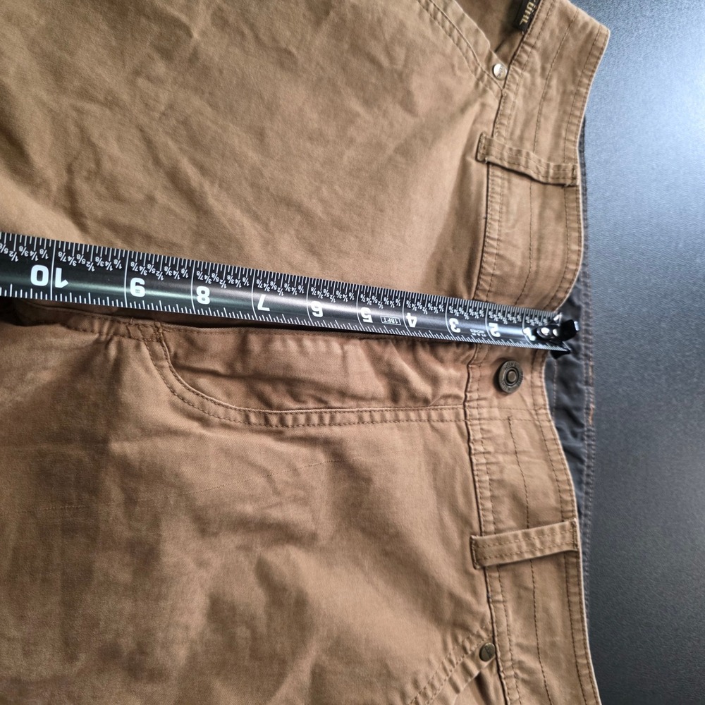 Kuhl Free Generatr Mens 34x32 Khaki Brown Cotton Stretch Work Hiking Pants - Picture 5 of 14